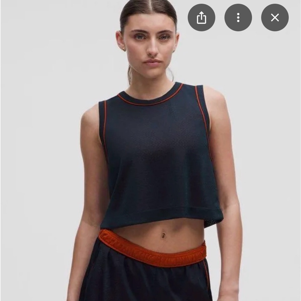 NWT Lululemon Double-Layered Mesh Reversible Tank Top
